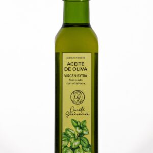 Aceite de Oliva Extra Virgen Saborizado Albahaca x 250 ml