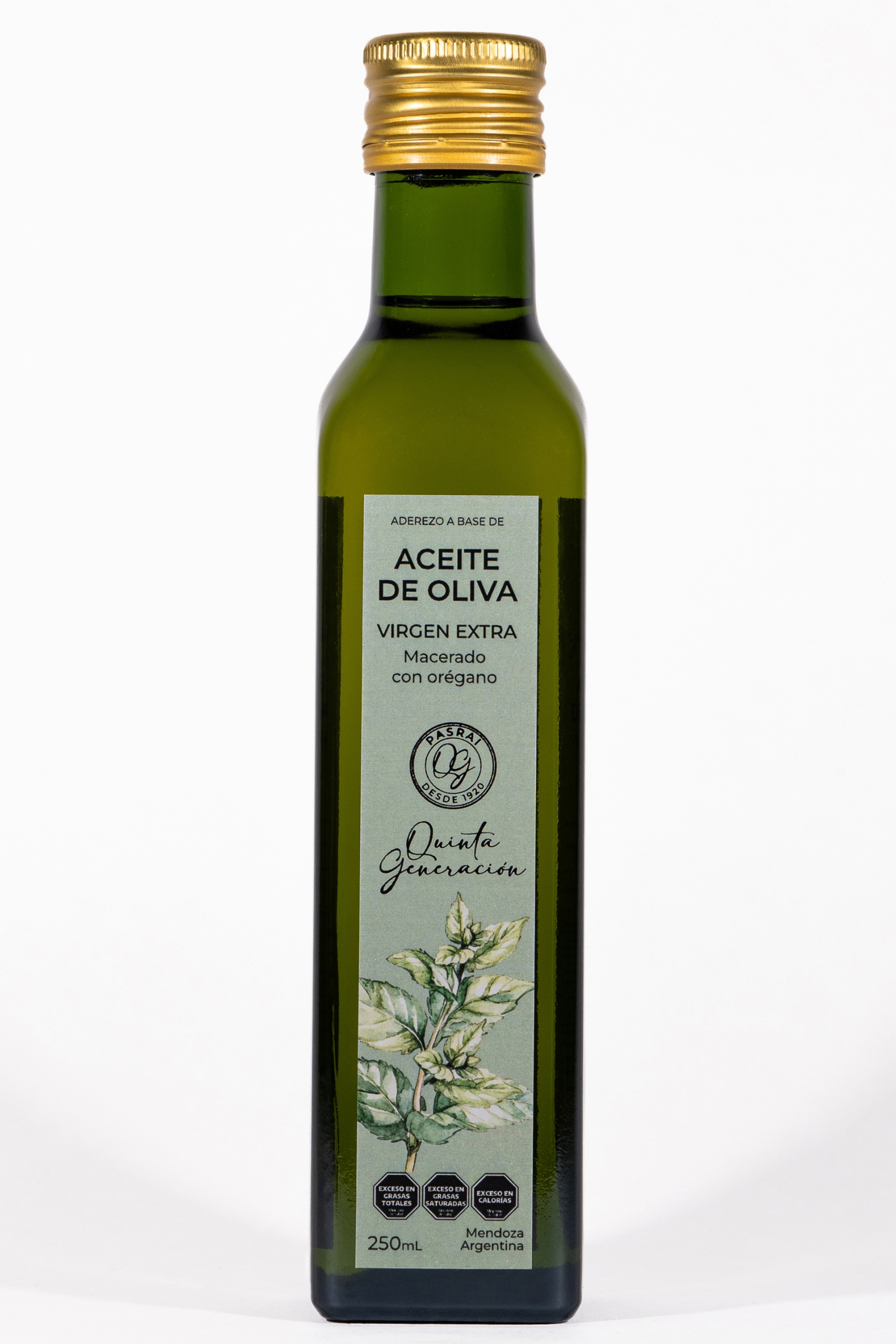 Aceite de Oliva Extra Virgen Saborizado Orégano x 250 ml